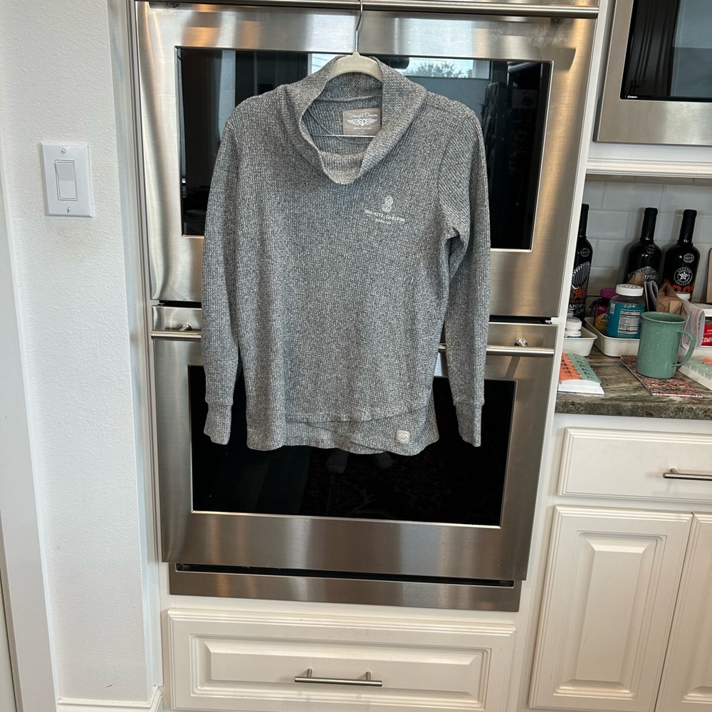Straight down ritz Carlton kapalua cowl neck Sweater XS missing drawstring